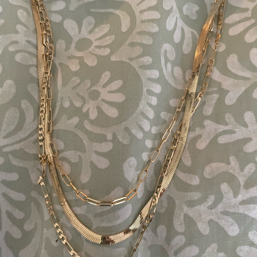 Nordstrom Gold Multi-Strand Necklace